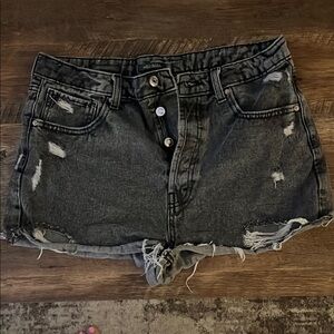 Wild Fable Charcoal Denim Shorts